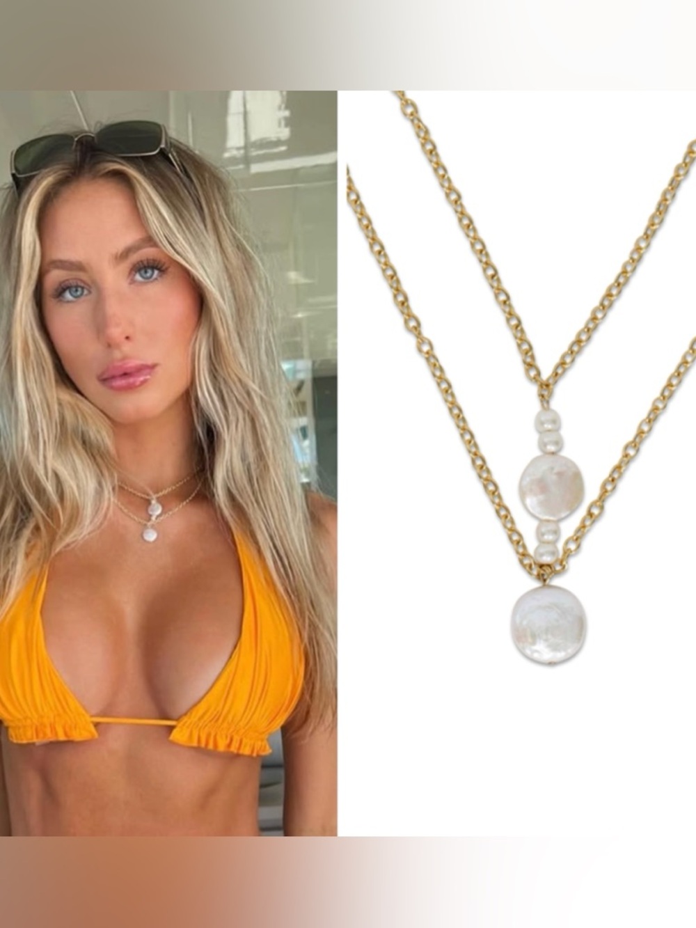 Montserrat New York The Cadaques Riera Pearl Layer Necklace